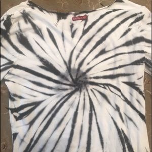 Hard Tail Forever long skinny tee Tie Dye Medium